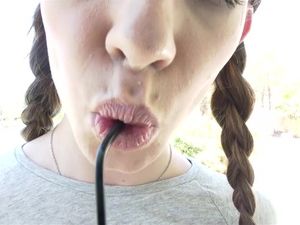 Teen With Glasses Enjoys Fucking And Sucking